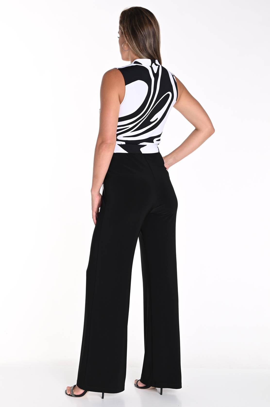 Frank Lyman / Jumpsuit 241478 / Black/Offwhite