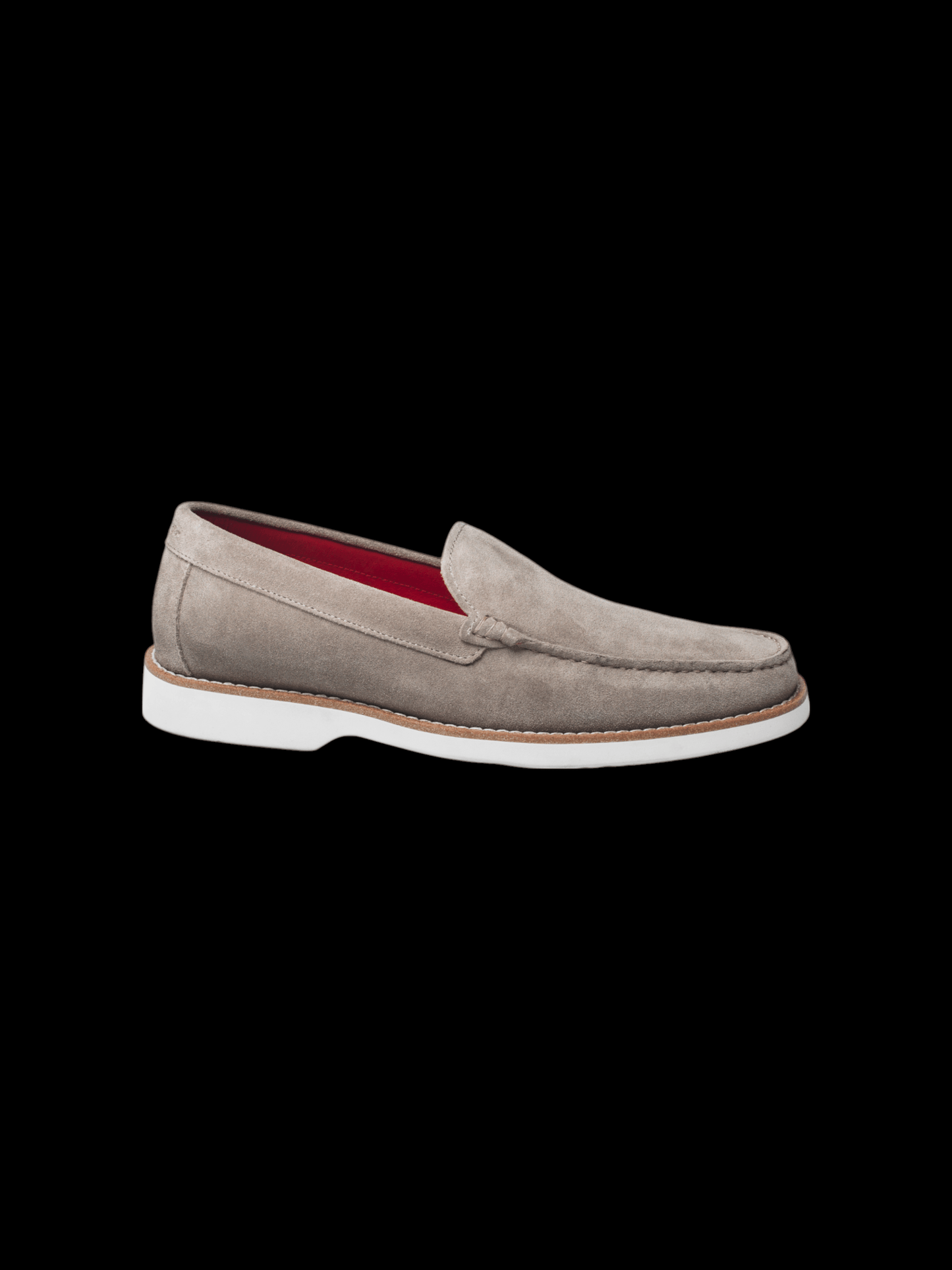 CHAUSSURE SUEDE LOAFER | DANDRIDGE, Grey - AU NOIR