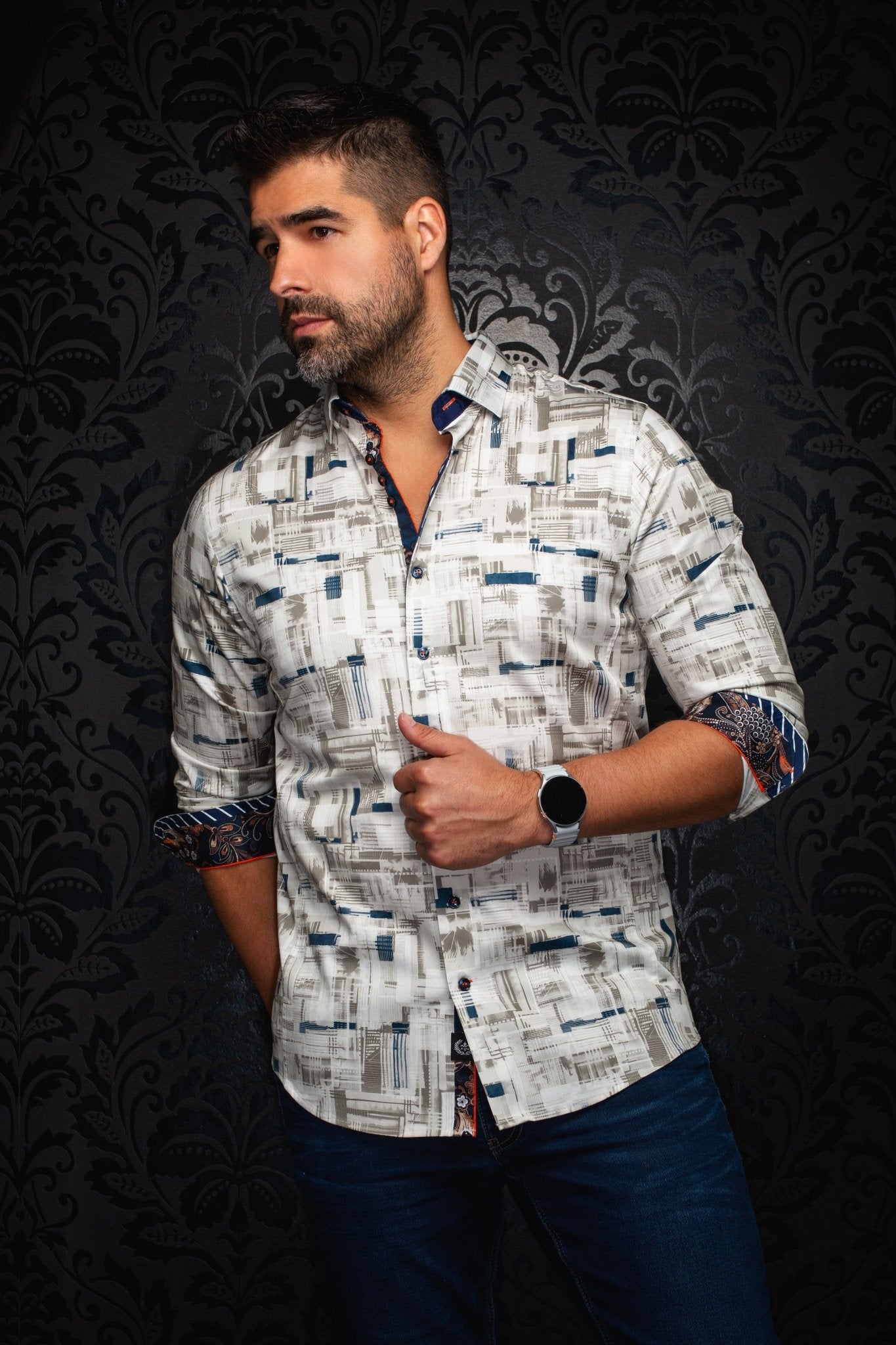 CHEMISE | BROOKLYN, Stone - AU NOIR