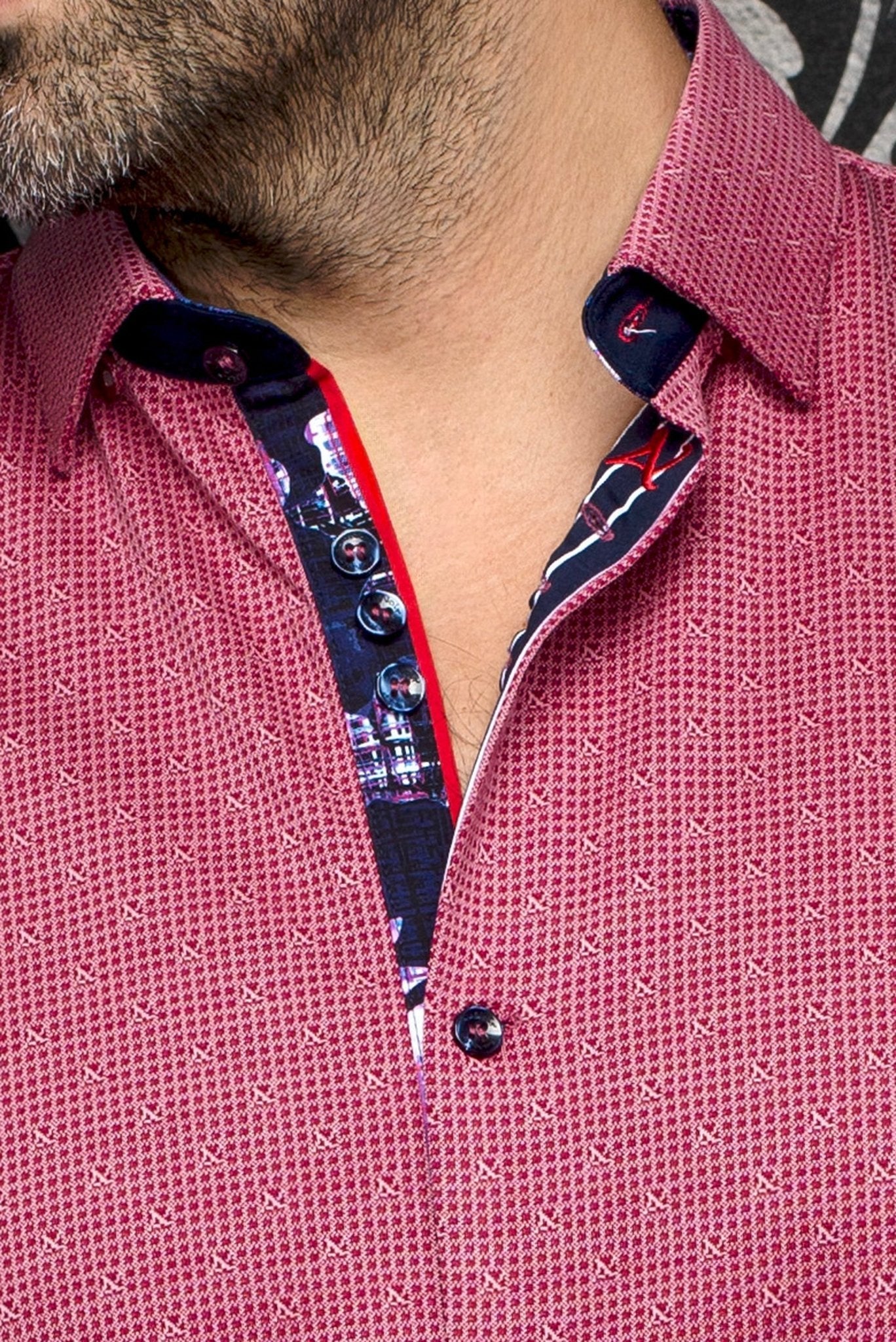 CHEMISE | PALMA, Red - AU NOIR