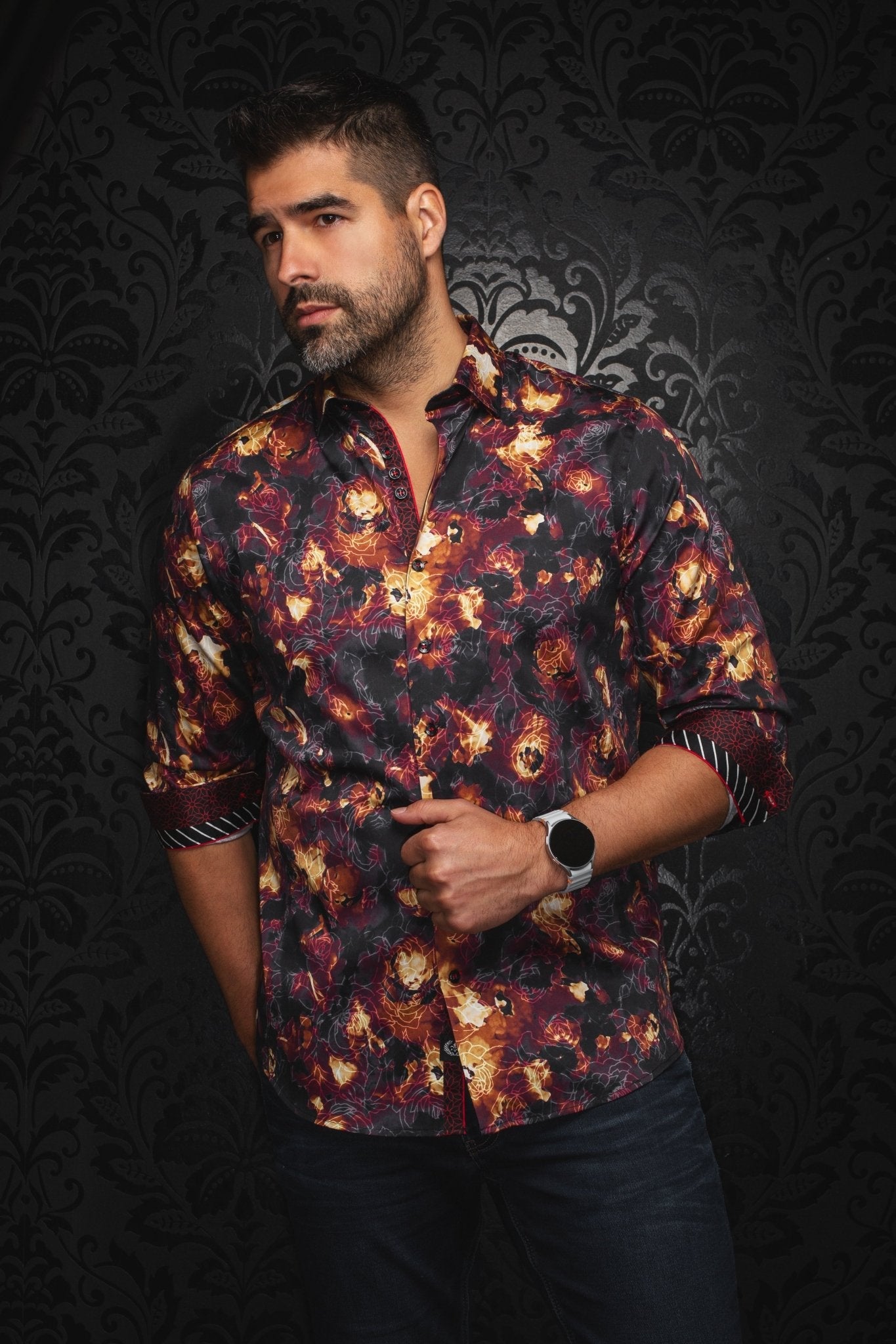 CHEMISE | ROSARUGOSA, Black rust - AU NOIR