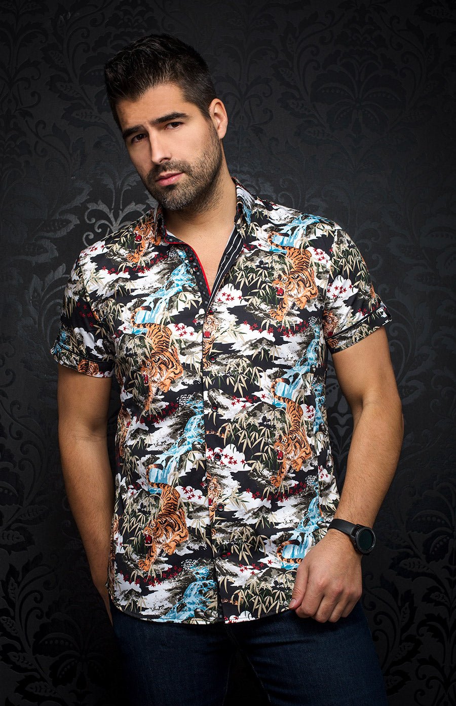 Manches Courtes Extensible | GIOTTO, Multi - AU NOIR