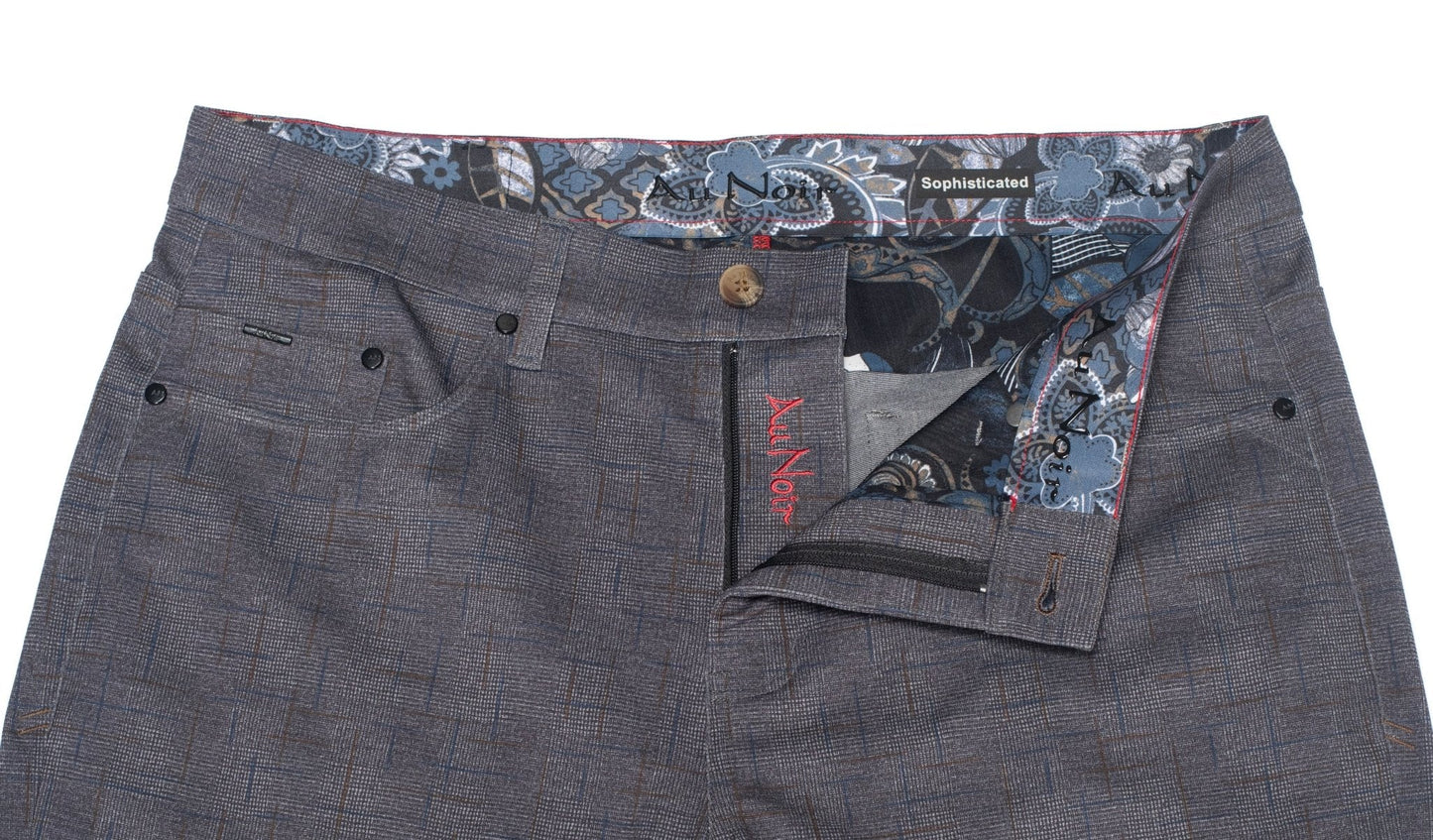 PANTALON | WINCHESTER-SIDNEY, Dark Grey - AU NOIR