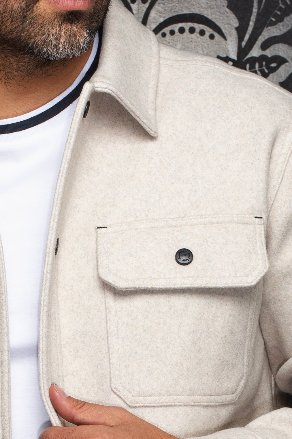 SURCHEMISE | DANALI, Light Beige - AU NOIR