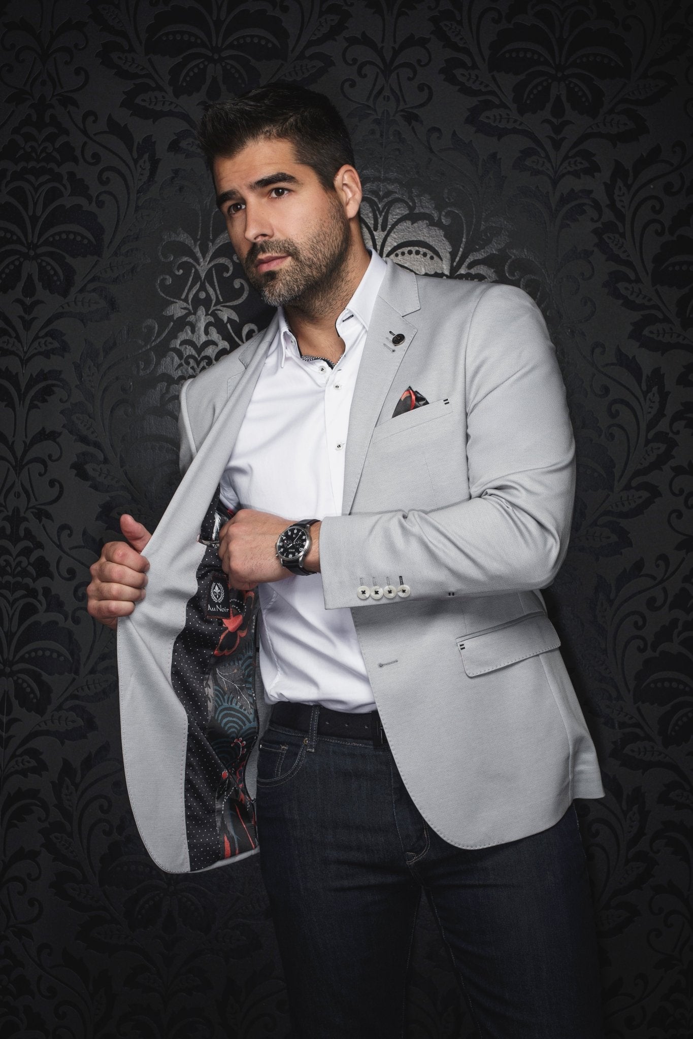 VESTON | GLOVER, Grey - AU NOIR