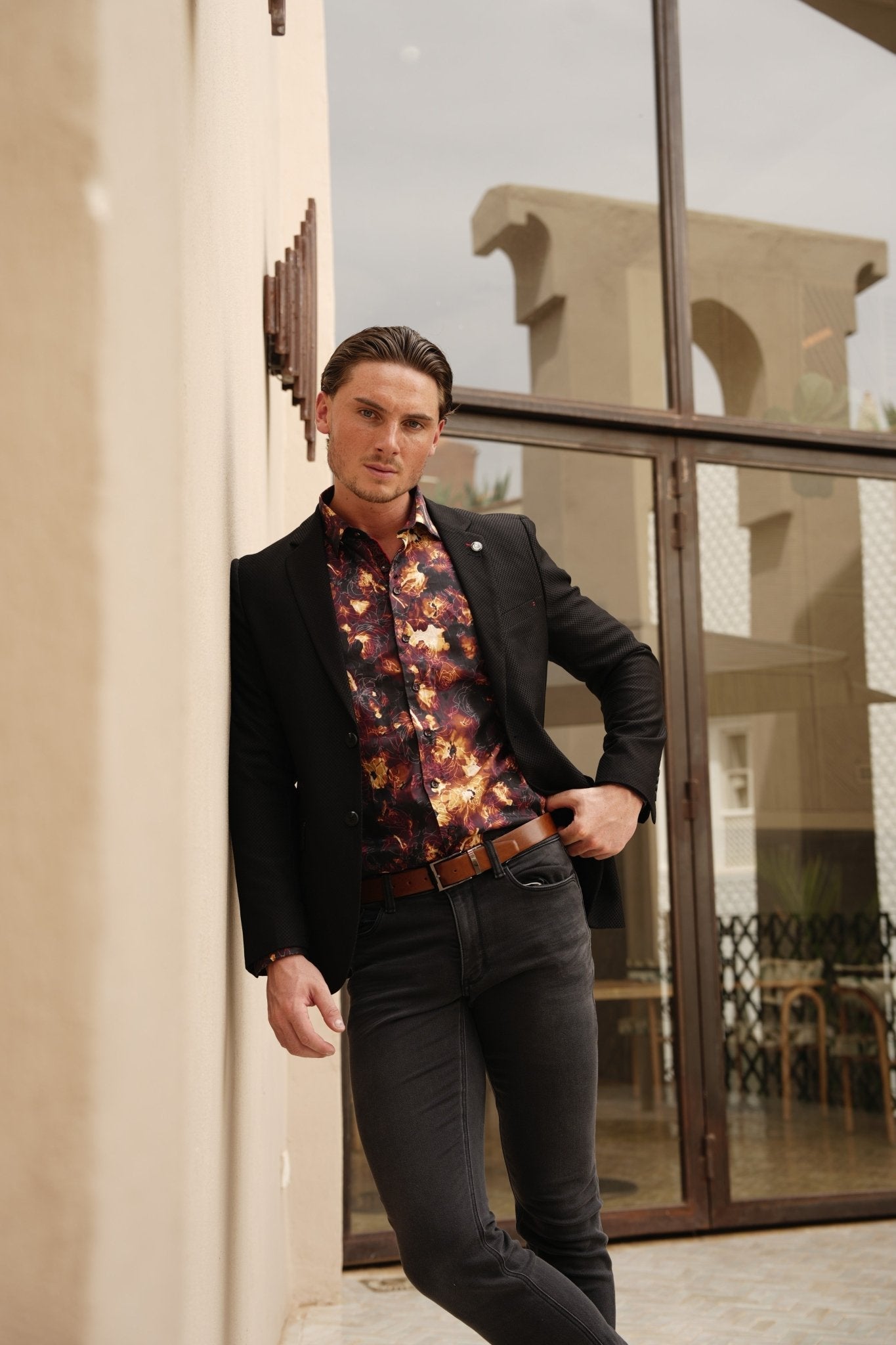 CHEMISE | ROSARUGOSA, Black rust - AU NOIR