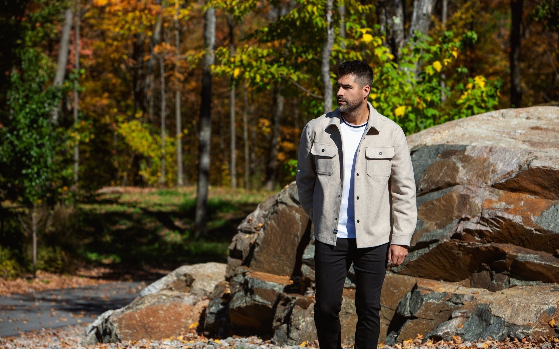 SURCHEMISE | DANALI, Light Beige - AU NOIR