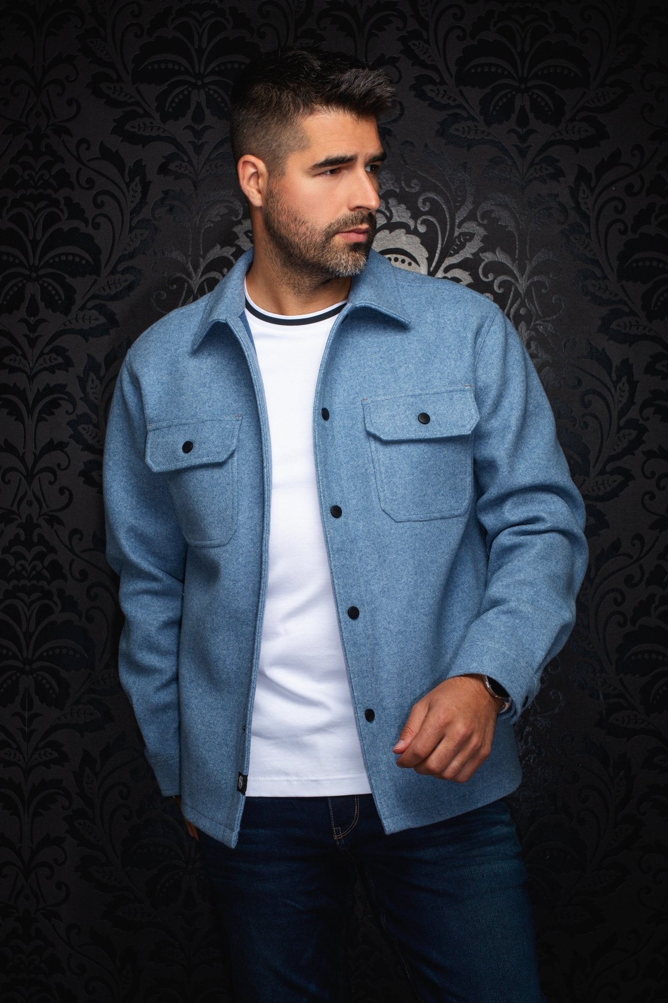 SURCHEMISE | DANALI, Light Blue - AU NOIR