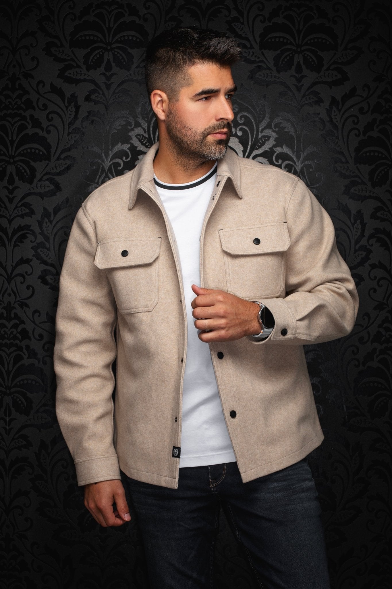 SURCHEMISE | DANALI, Oatmeal - AU NOIR