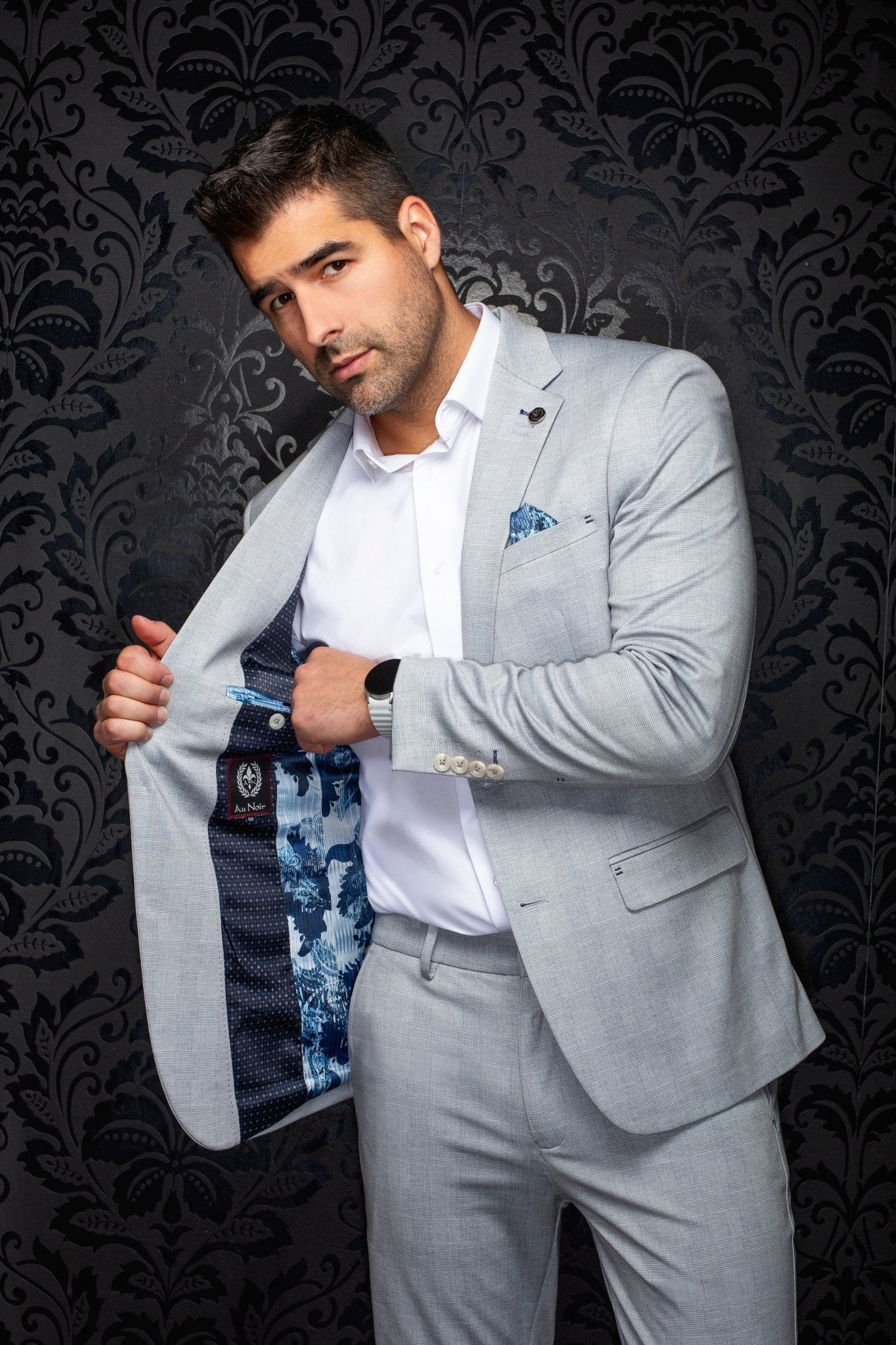 VESTON | LIAM, Grey - AU NOIR
