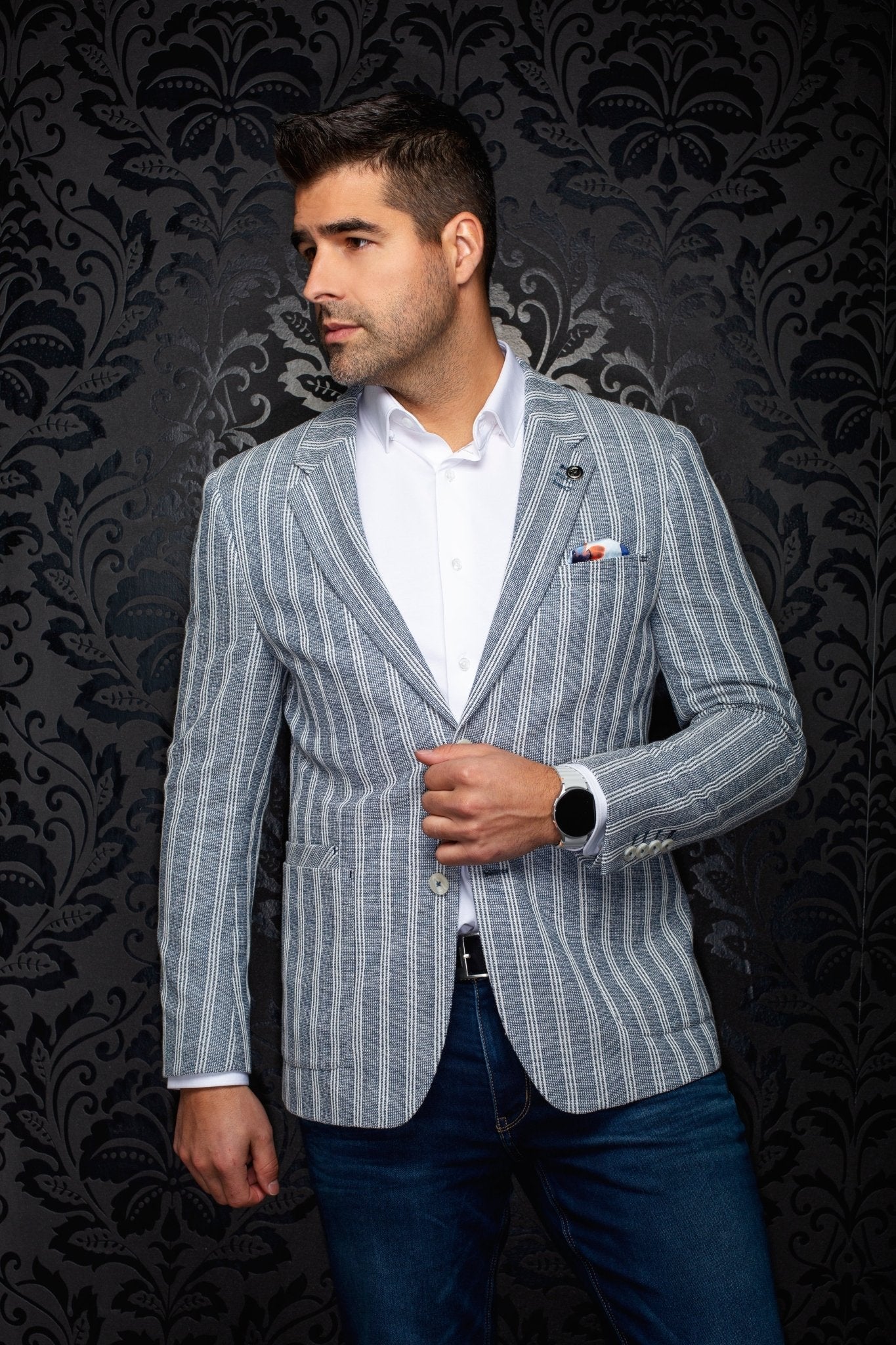 VESTON | REMY, Blue - AU NOIR